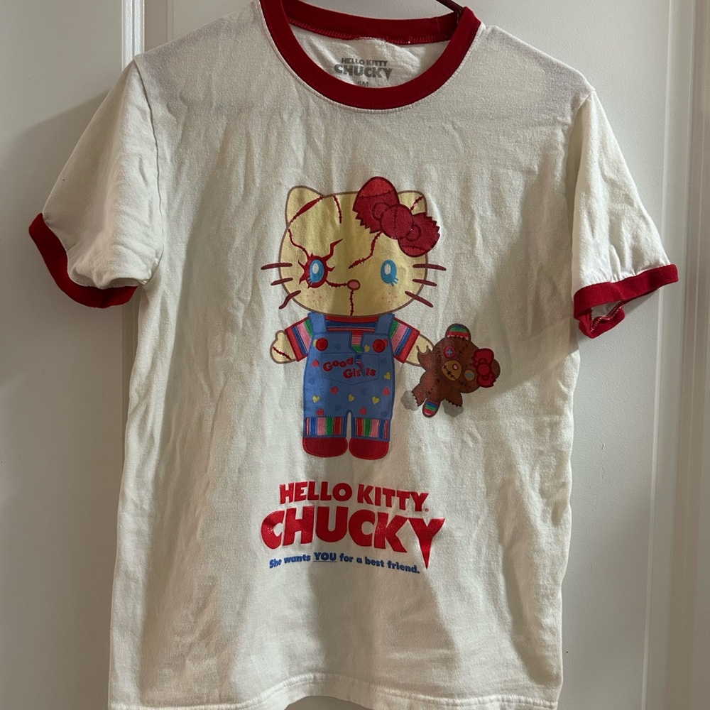 Sanrio Hello Kitty Chucky T-shirt - Picture 1 of 4